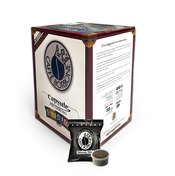 Borbone Miscela Nera (50 capsule compatibili con Lavazza Espresso Point)