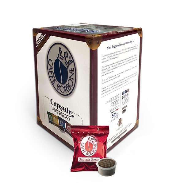 Borbone Miscela Rossa (50 capsule compatibili con Lavazza Espresso Point)