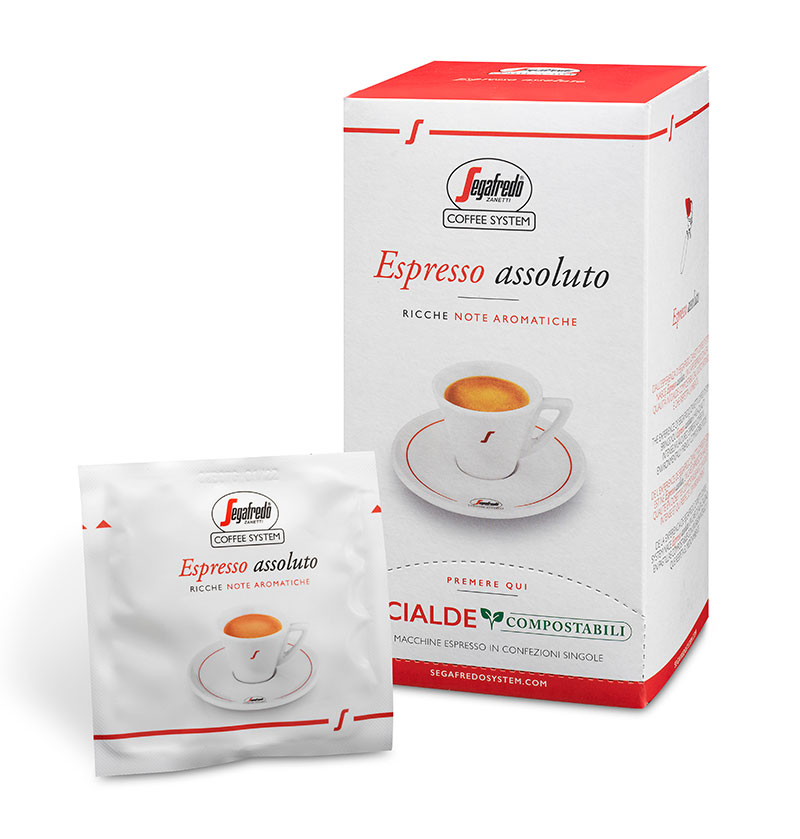 Espresso Assoluto (96 cialde in carta da 44mm Segafredo)