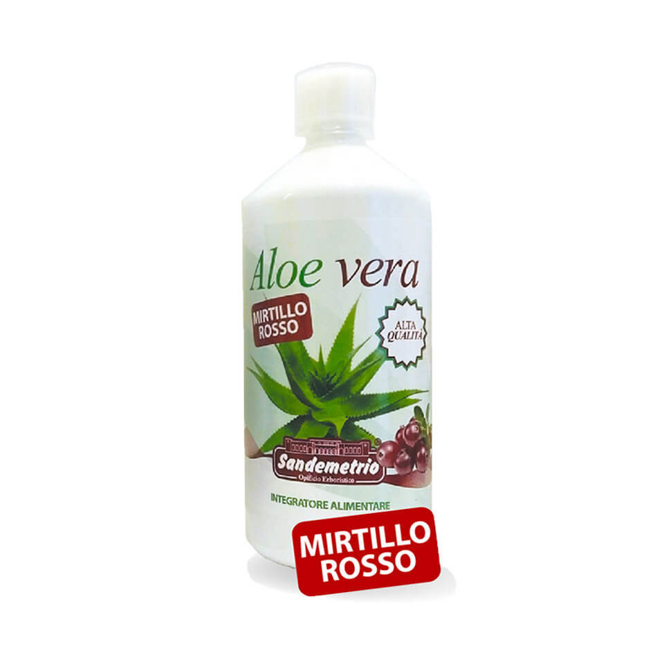 Aloe vera con mirtillo rosso (1000 ml)
